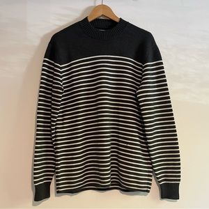 Everlane Striped Wool Crewneck Breton Sweater